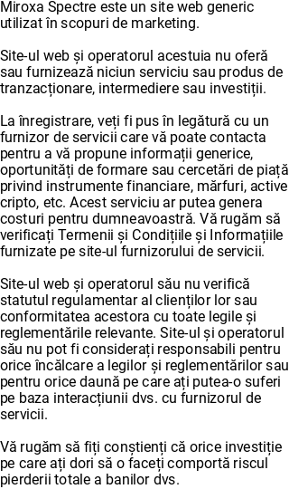 Fereastră pop-up de risc pe mobil